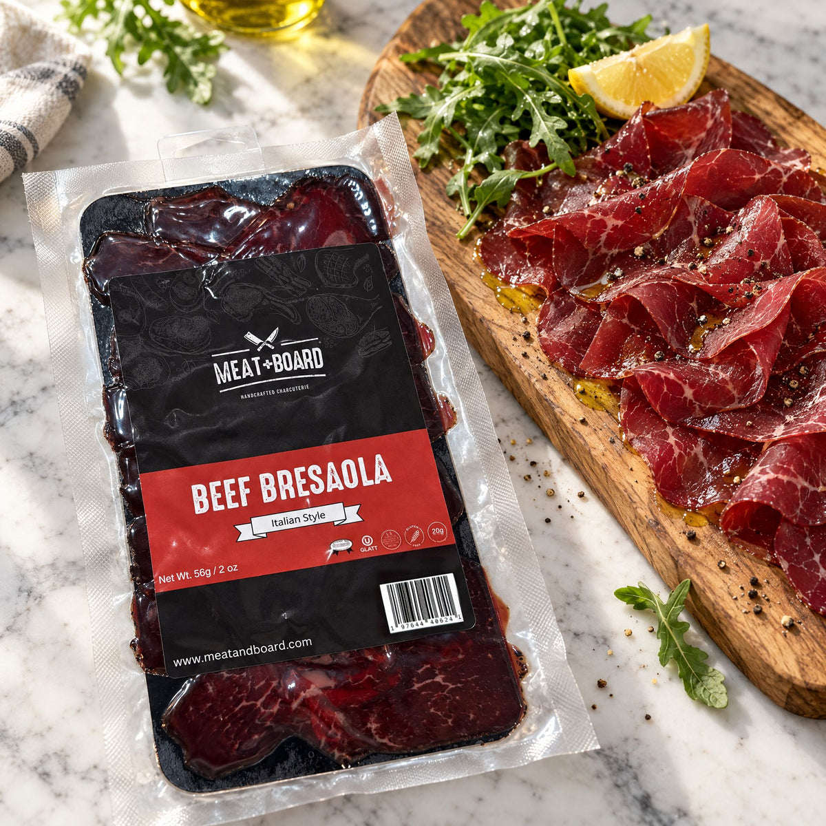 Bresaola 2 oz package label